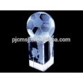 high quality crystal basketball trophy for souvenirs